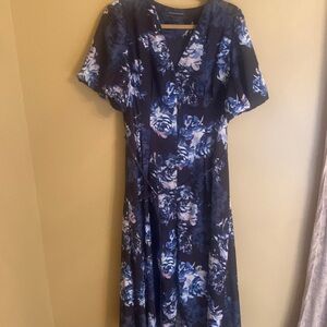 French Connection floral dress XL 12